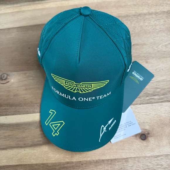 New Aston Martin Formula One Team Green Cap - Picture 1 of 6